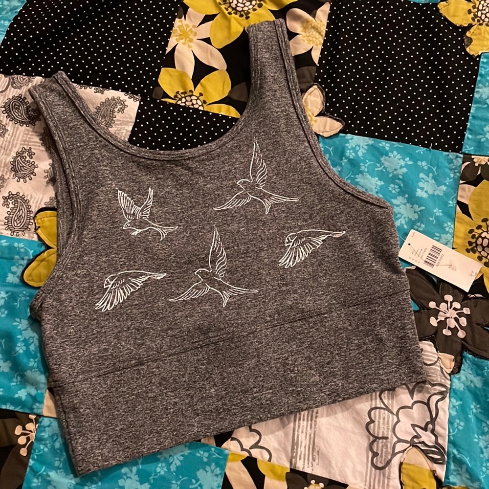 NWT Small Daily Practice Heather Grey Sports Bra